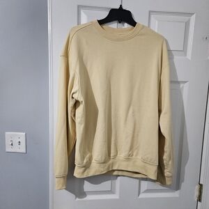 Sale: Mens Yellow H&M Crewneck Sweatshirt - Medium